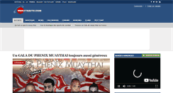 Desktop Screenshot of fr.muaythaitv.com